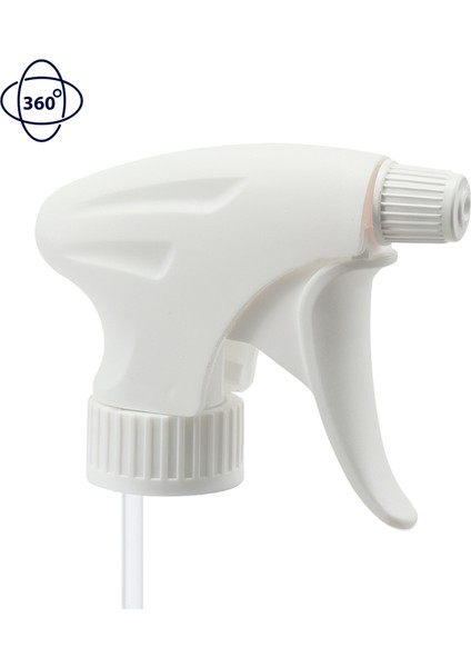 Vela 360° Derece Kimyasal Dayanımlı Püskürtücü Başlık 28/400 - Beyaz