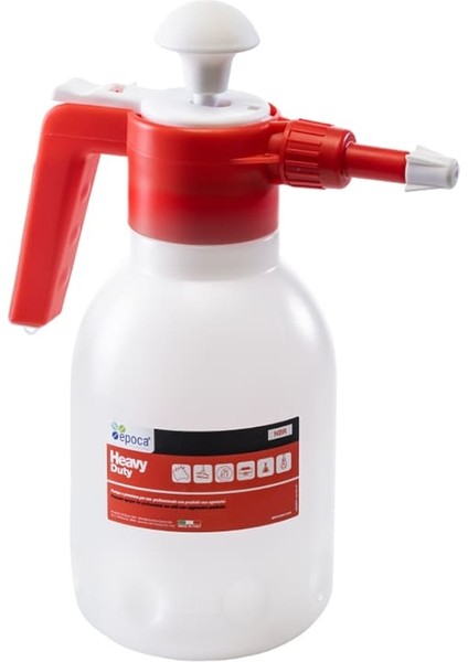 2000 Profesyonel Kimyasal Dayanımlı Basınçlı Pompa 2 Litre - Kırmızı/beyaz (Nbr)