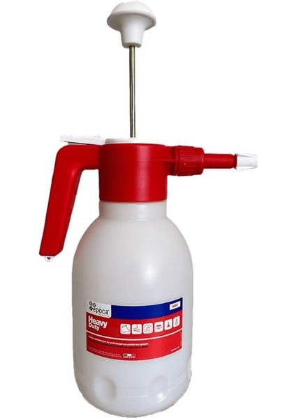 2000 Profesyonel Kimyasal Dayanımlı Basınçlı Pompa 2 Litre - Kırmızı/beyaz (Nbr)
