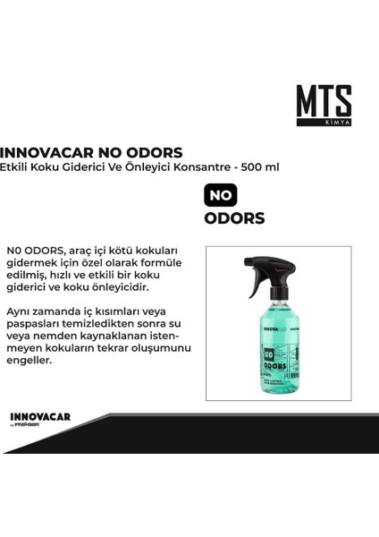 N0 Odors Etkili Koku Giderici ve Önleyici - 500 ml fiyatları