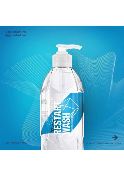 Q²m Restartwash Konsantre Yüzey Yenileyici Şampuan 1000 ml