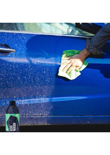 Q²m Eco Wash Seramik Katkılı Susuz Yıkama Yüzey Temizleyici ve Parlatıcı Cila - 1000 ml