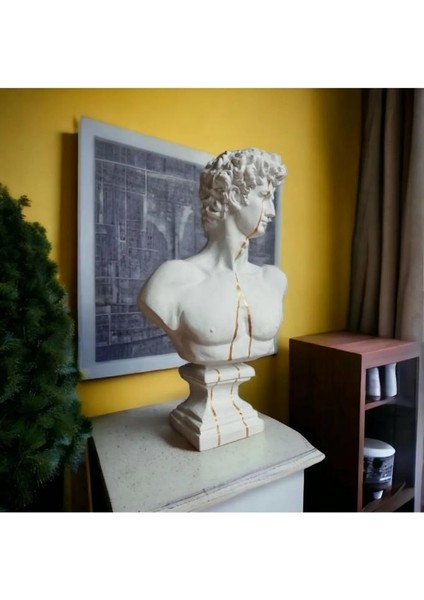 Dekoratif Davut Büst Heykel modelleri