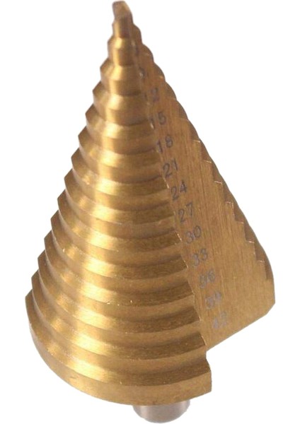 Hss Kademeli Koni Matkap Ucu - 4-42MM 14 Boyutlu Yuvarlak Şaft Delik Kesici Alet Yüksek Hız Çeliği (Yurt Dışından)