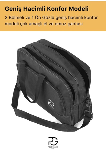 Konfor Modeli Çok Gözlü Seyahat Tatil Spor Kabin Boy Kumaş Valiz El ve Omuz Çantası