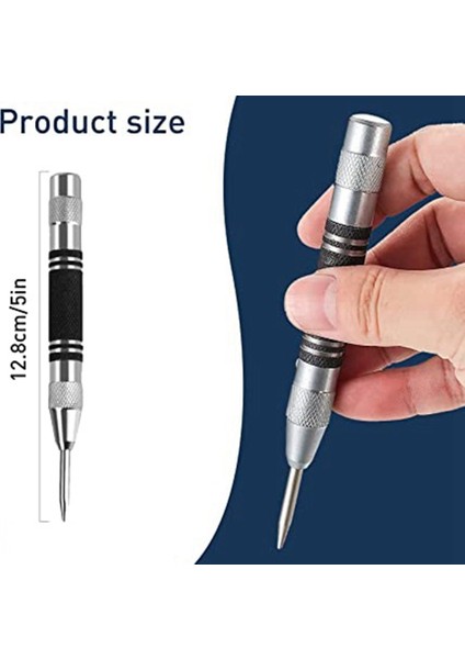 Ağır Hizmet Tipi Otomatik Merkez Zımba 128MM Yaylı Merkez Zımba Metal Veya Ahşap Ayarlanabilir Etki Damgası (Yurt Dışından) modelleri