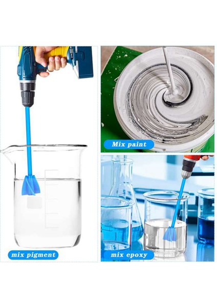 Reçine Mikser Ataşmanı Matkap, 5'li Paket Epoksi Reçine Karıştırıcı Reçine Karıştırıcı Ataşmanı, Boyayı Karıştırmak Spiral Karıştırıcı (Yurt Dışından)