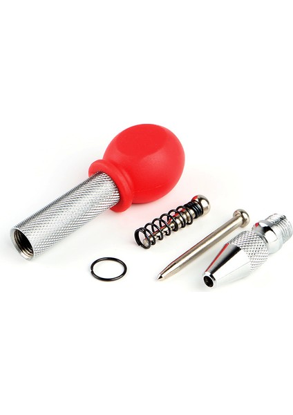 1 Adet Hss Merkez Punch Stator Delme Otomatik Merkez Pin Punch Yaylı Işaretleme Delme Aracı Koruyucu Kılıflı-Kırmızı ve Gümüş (Yurt Dışından)