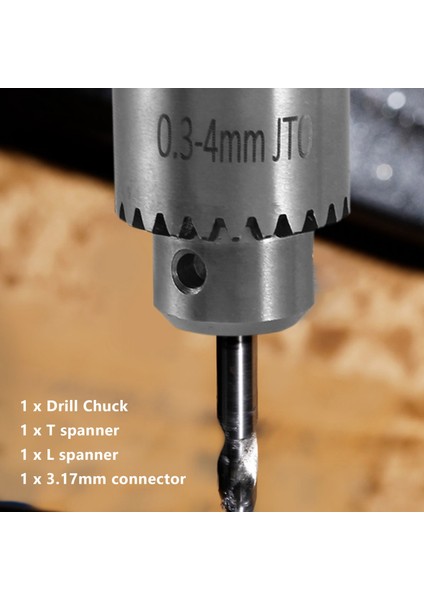 Sıcak Elektrikli Matkap Taşlama Mini Matkap Chuck Anahtar Anahtarsız Matkap Aynaları 0.3-4mm Kapasite Aralığı W/3.17MM Mil Biyel (Yurt Dışından) fırsatları