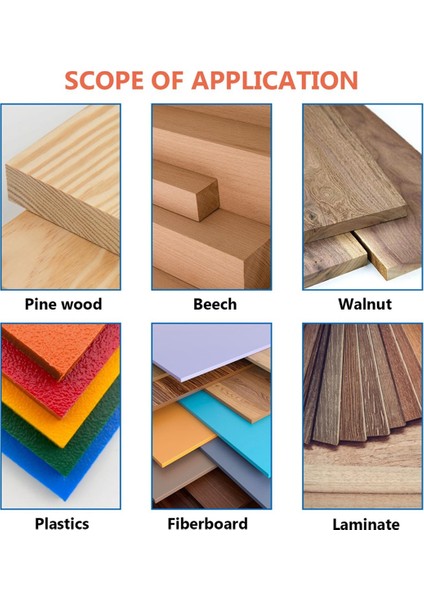 Ahşap ve Plastik Delme Delikleri 8 mm Havşa Matkap Ucu, Merkez Matkap Altıgen Anahtarları ile (Yurt Dışından) indirimleri