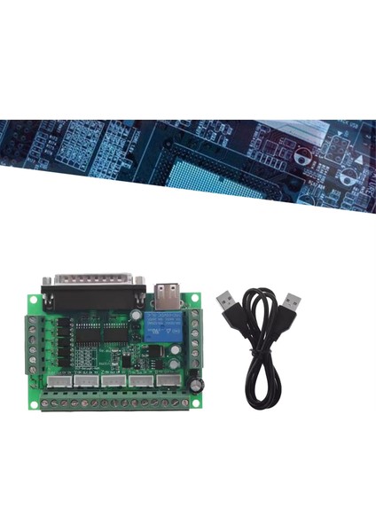 Mach3 Gravür Makinesi 5 Eksenli Cnc Stepper Motor Sürücü Kontrol Cihazı Optik Bağlantı Parçalı Breakout Kartı (Yurt Dışından)