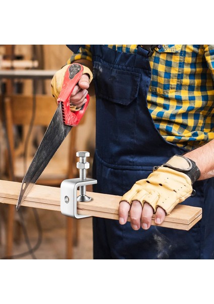 C Kelepçe Mini Kelepçe 1 Inç Ağır Hizmet Tipi Metal U Kelepçeleri, Metal Işleme Ağaç Işleme Montajı Sabit Geniş Çene Açıklığı (Yurt Dışından) fırsatları