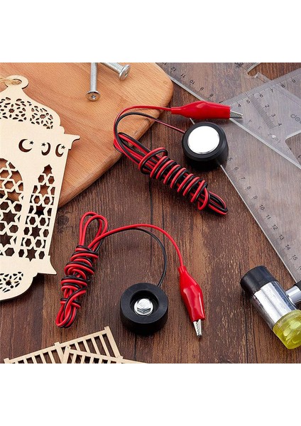 2 Adet Cnc Z Eksen Yönlendirici Freze Sıfır Kontrol Dokunmatik Plaka Ayar Probu Ayar Probu Frezeleme 35MM Cnc Gravür Makine Aletleri (Yurt Dışından)