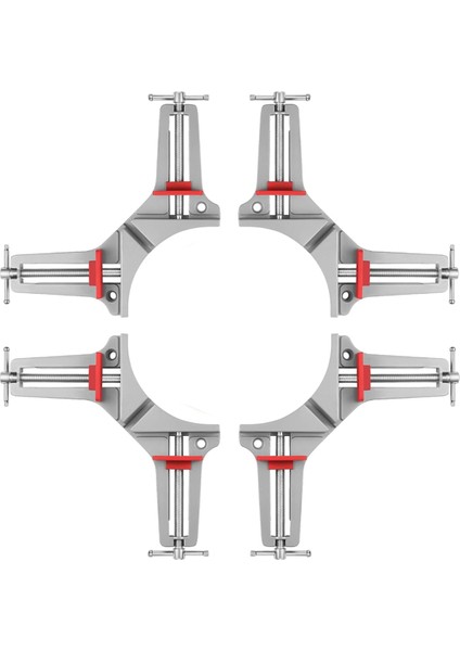4 Adet Köşe Kelepçesi Dik Açı Kelepçesi 90 Derece Kelepçeler Ahşap Işçiliği, Fotoğraf Çerçeveleme, Çekmeceler, Cam Tutucu (Yurt Dışından)