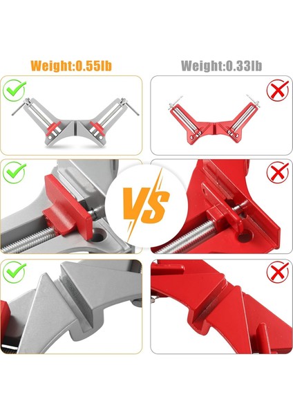 4 Adet Köşe Kelepçesi Dik Açı Kelepçesi 90 Derece Kelepçeler Ahşap Işçiliği, Fotoğraf Çerçeveleme, Çekmeceler, Cam Tutucu (Yurt Dışından) modelleri