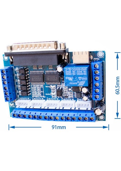 Mach3 Arayüz Kartı Cnc 5 Eksenli Optocoupler Adaptörlü Step Motor Sürücüsü + USB Kablosu (Yurt Dışından) fırsatları