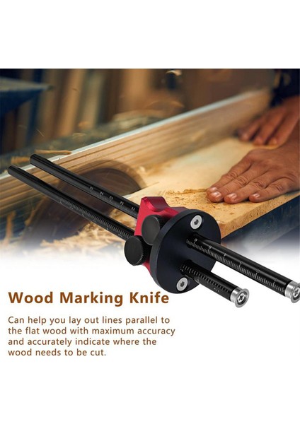 Kontur Ölçme Aracı Hassas Çizici Aracı Çift Ölçekli Çizici Aracı Pratik Marangoz Araçları Alaşımlı Çizici Aracı (Yurt Dışından)