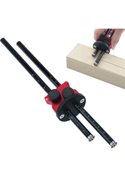 Kontur Ölçme Aracı Hassas Çizici Aracı Çift Ölçekli Çizici Aracı Pratik Marangoz Araçları Alaşımlı Çizici Aracı (Yurt Dışından)