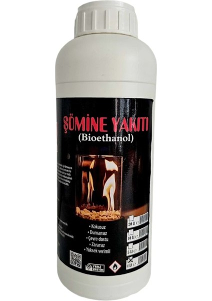 Enu Bacasız (Bioethanol) Şömine Yakıtı 1 Lt