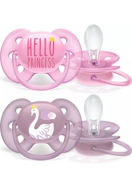 Ultra Soft Yumuşak 2li Emzik 6-18 Ay - SCF223/02