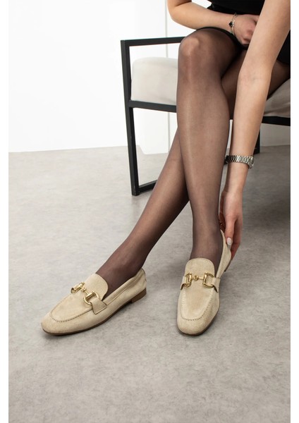 Shoes Bonni Toka Detaylı Yumuşak Loafer Babet Kadın Günlük Ayakkabı fırsatları