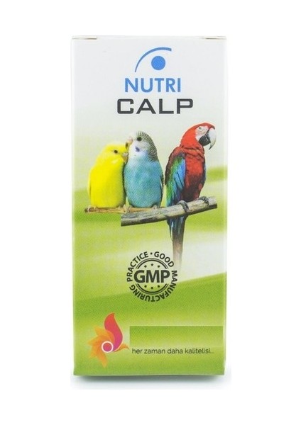 Muhabbet Kuşu Gaga - Yumurta - Kemik Sağlamlaştırıcı - Nutri Calp Kalsiyum