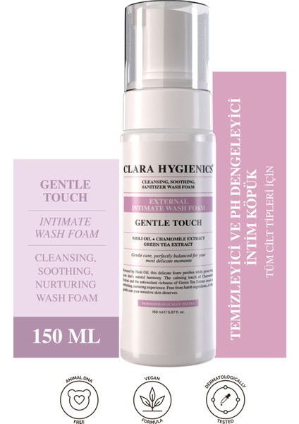 Gentle Touch Genital Bölge Temizleme Köpüğü 150 ml