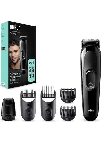 6'sı 1 Arada Sakal Saç ve Daha Fazlası Için Hepsi Bir Arada Şekillendirme Seti Siyah fiyatları