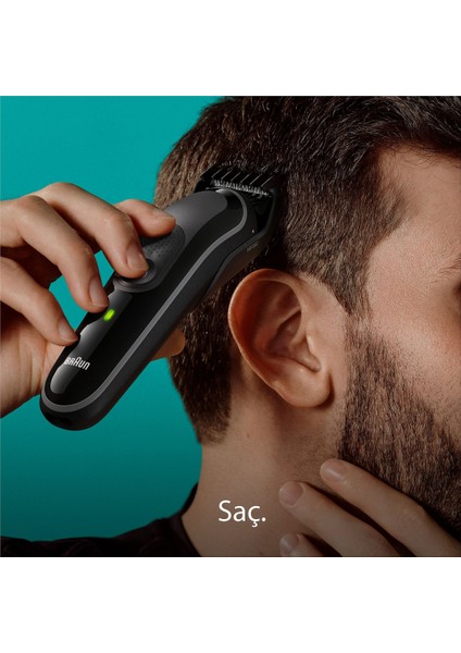 6'sı 1 Arada Sakal Saç ve Daha Fazlası Için Hepsi Bir Arada Şekillendirme Seti Siyah modelleri