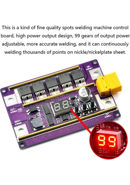 99 Dişli Güç Ayarlanabilir Mini Noktalar Kaynak Makinesi Kaynak Kontrol Panosu 18650 Pil/0.05-0.3mm Nikel Levha (Yurt Dışından) indirimleri