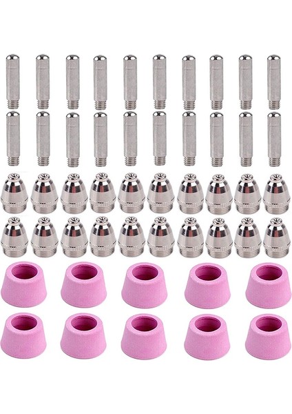 50 Adet Plazma Kesici Torç Sarf Malzemeleri Elektrot Nozulları Bardak Kiti Ag-60 Sg-55 Wsd-60 Fit Cut-60 Lgk-60 Plazma Kesici (Yurt Dışından) indirimleri