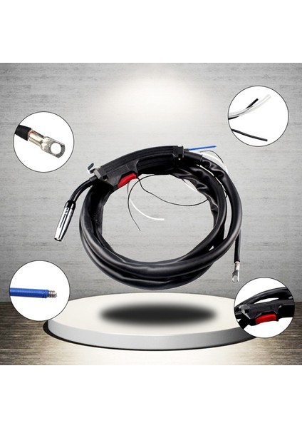 Mig Mag Kaynak Makinesi/ekipman Aksesuarları Binzel 14AK Mig Mag Kaynak Ekipmanı 2m Kablolu Kaynak Torcu (Yurt Dışından) fiyatları