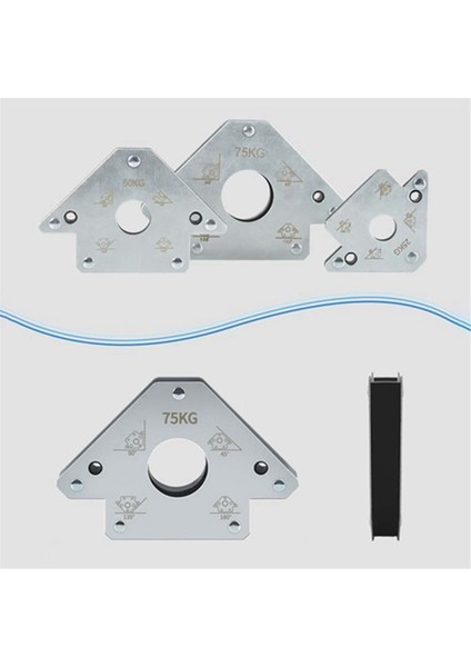 Elektrikli Kaynak Yardımcı Aletleri Manyetik Kaynak Pozisyoneri Elektrikli Kaynak Demir Emilimi Dik Açı Mıknatıs 75KG (Yurt Dışından) modelleri