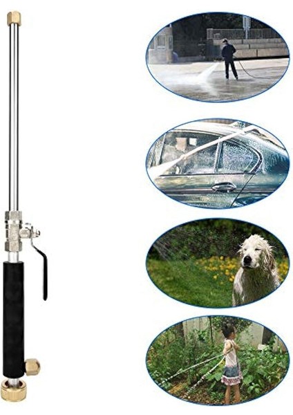 Turuncu Renkli Bahçe Hortumu Basınçlı Yıkayıcı Geliştirilmiş Nozul, Yüksek Basınçlı Su Aracı, 2 Farklı Nozul ile Donatılmıştır (Yurt Dışından) modelleri