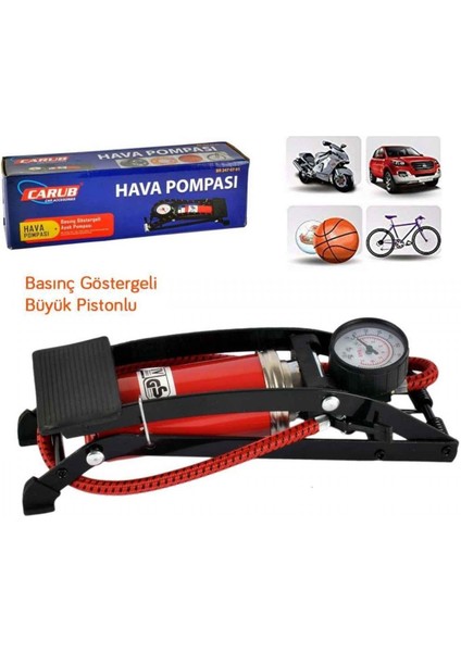 Hava Pompası / Basınç Göstergeli Ayak Pompası