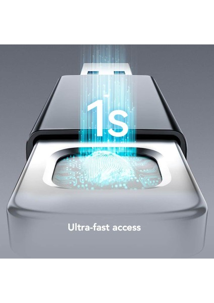 256GB Parmak Izi Okuyuculu F35 Pro 300MB 3.2 USB Flash Bellek modelleri