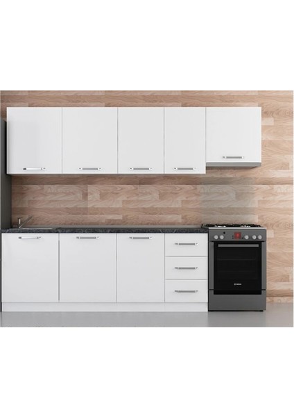 Atabey 300CM Mutfak Dolabı Beyaz