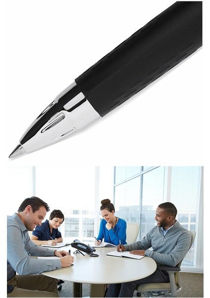 Kırmızı Pilot Kalem 3 Adet Uniball Signo Micro 207 0.5 mm Roller Uçlu Pilot Kalem UMN-207 Inci Uçlu Likit Mürekkepli Jel
