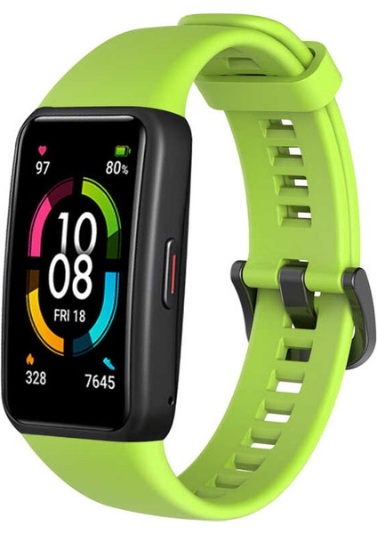 Huawei Band 6 Uyumlu Krd-47 Uyumlu Kordon Zore - Petrol MAVI-8682314141956-MRYN54923