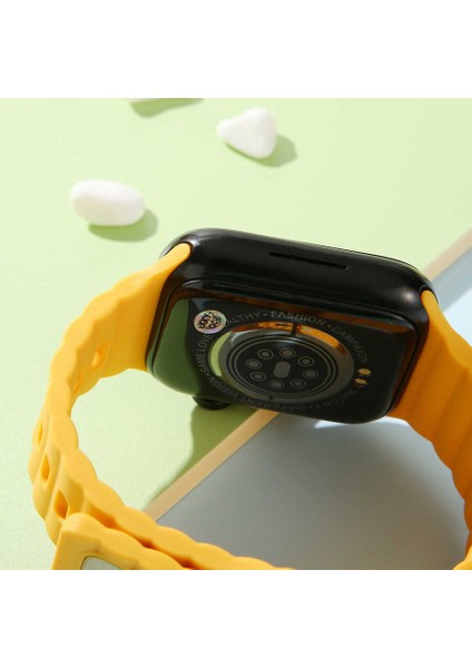 Watch 38MM Uyumlu Krd-73 Uyumlu Kordon Zore - KREM-8680436627839-MRYN80697