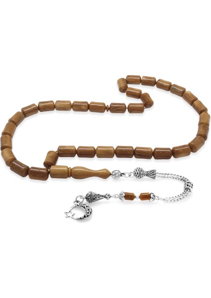 Kararmaz Metal Püsküllü Deve Kemiği Kombinli Kapsül Kesim Kuka Tesbih fiyatları