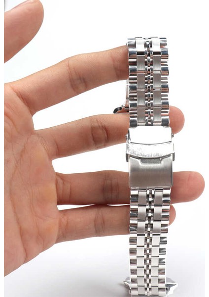 ​​​watch 44MM Uyumlu Krd-54 Metal Kordon Zore - GÜMÜŞ-8680436415863-MRYN73205