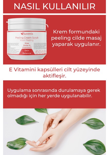 E Vitamini İçeren Arındırıcı Peeling Ölü Derilerden Arındıran Skin Balance Serisi Krem Peeling modelleri