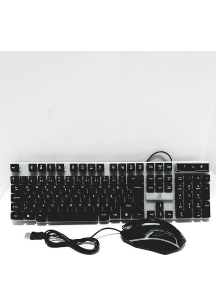 Oyuncular Için Klavye Mouse Set Rgb Özellikli Hxozl HX-100 Model