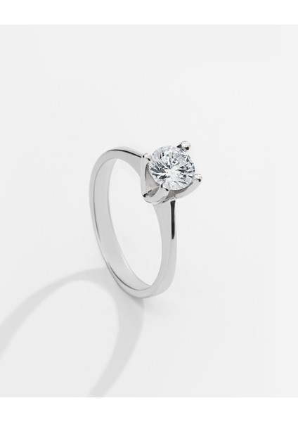 Gümüş Tektaş Yüzük