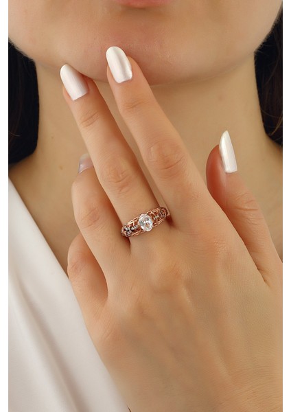 Gümüş Tasarım Tektaş Yüzük modelleri