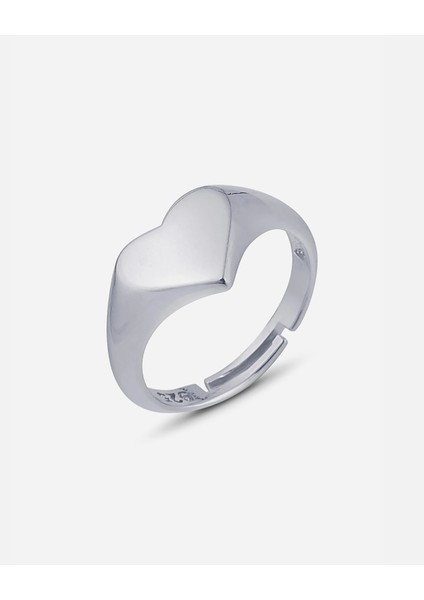 Gümüş Kalp Yüzük
