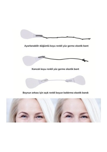 Yüz Yogası Gerdirme Bandı 40 Adet modelleri