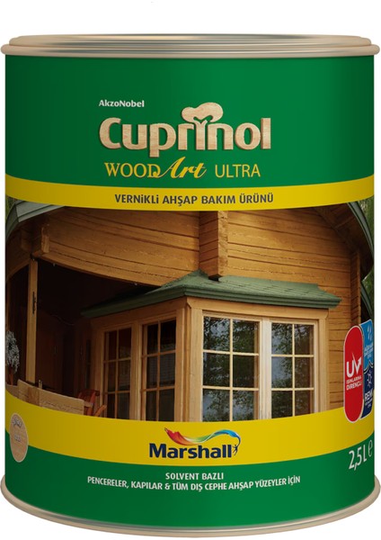 Cuprinol Vernik Renkli Ahşap Koruyucu 0,75 Lt Klasik Kızıl Kahve