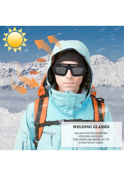 1 Adet Güneş Enerjili Otomatik Kararan Kaynak Maskesi Kask Gözlük Kaynakçı Gözlük Ark Anti-Şok Lens Göz Koruması (Yurt Dışından) fiyatları